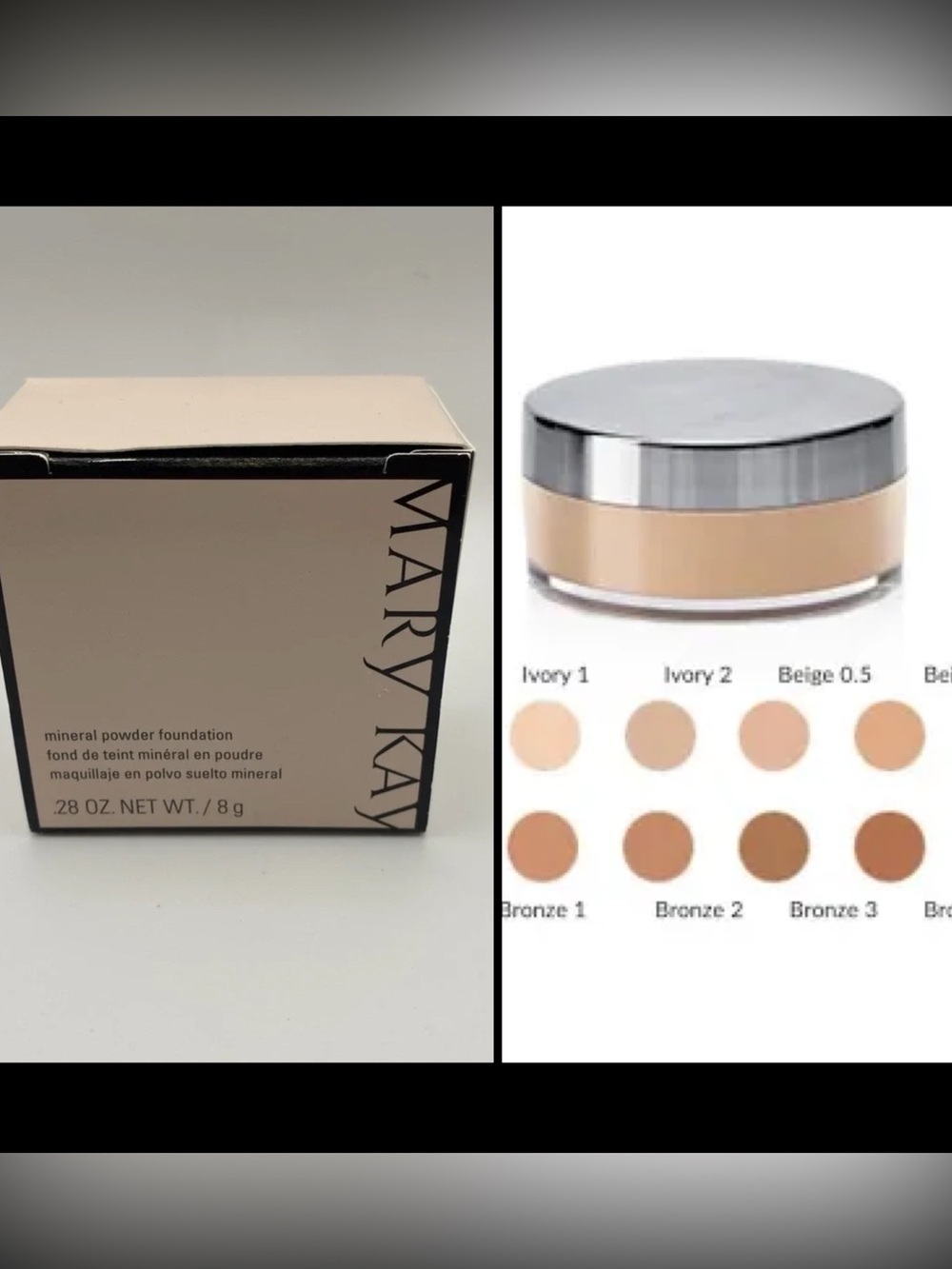 Mary Kay Mineral Powder Weightless Perfecting Bronze 4 Foundation .28 OZ. /8 g